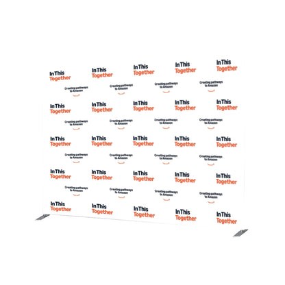 In This Together Branded Step and Repeat 10x8 Option 1
