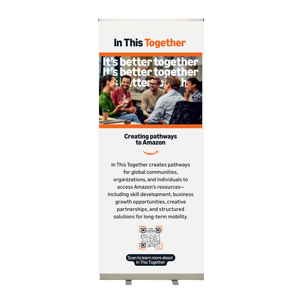 In This Together Roll-Up Banner Option 1