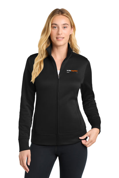 In This Together - Sport-Tek Ladies Sport-Wick Fleece Full-Zip Jacket
