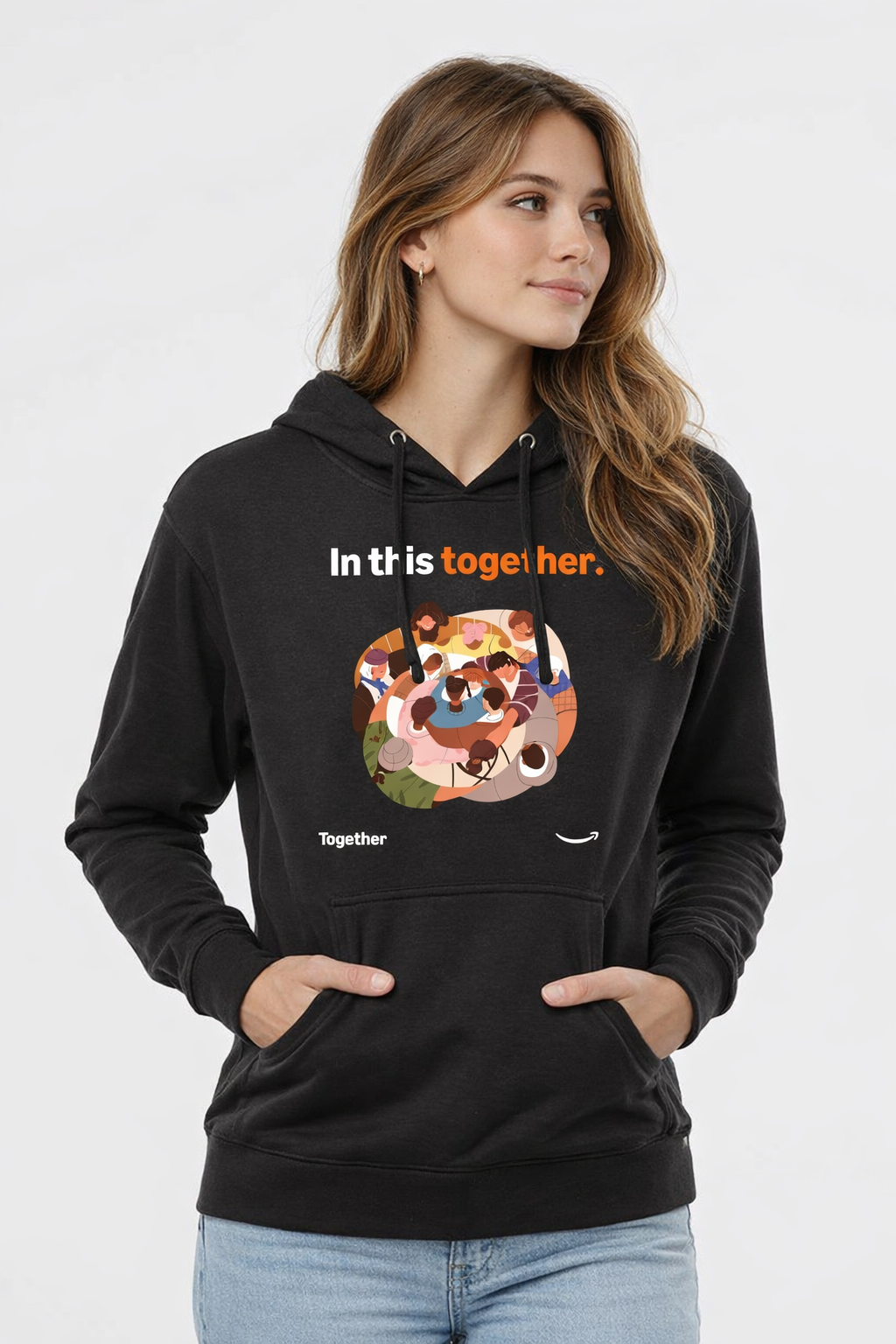 In This Together - Unisex Midweight Pullover Hoodie