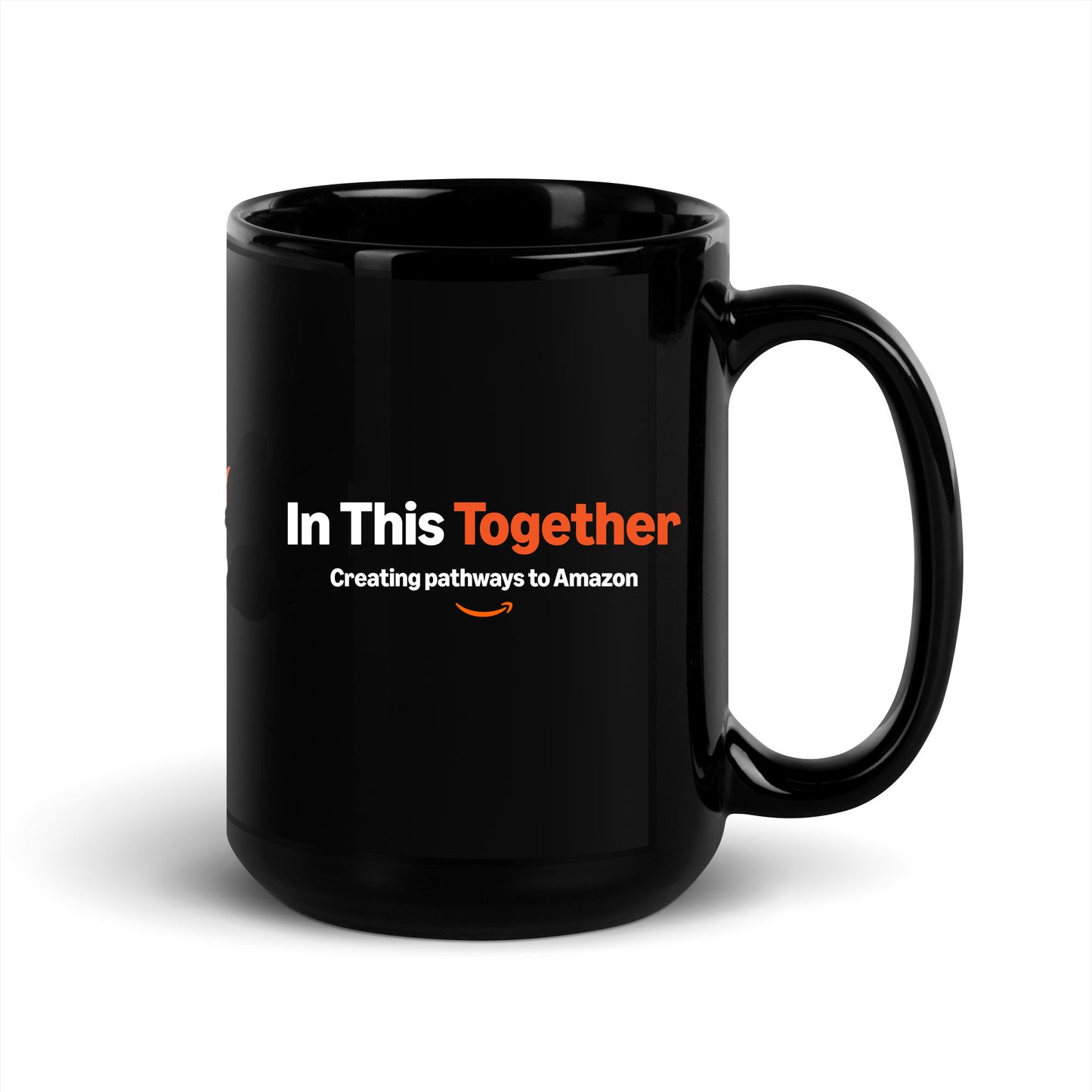 UK/EU Made -  In This Together Black Glossy Mug